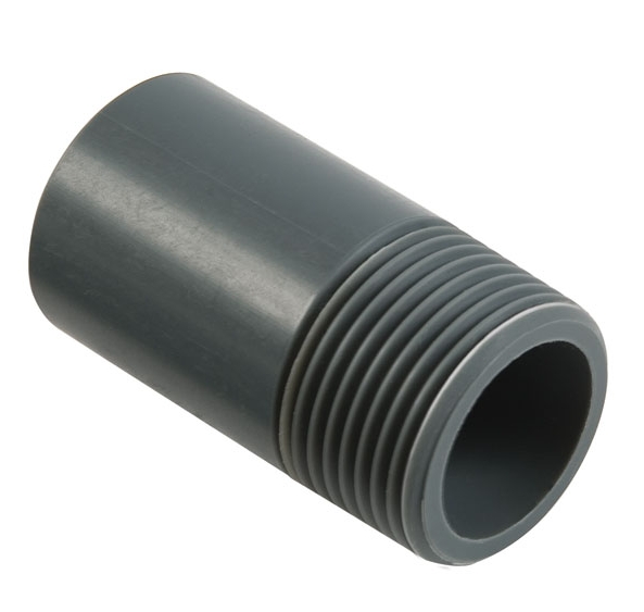 PVC BARREL NIPPLE PLAIN/BSP THREADED Teignflex Ltd