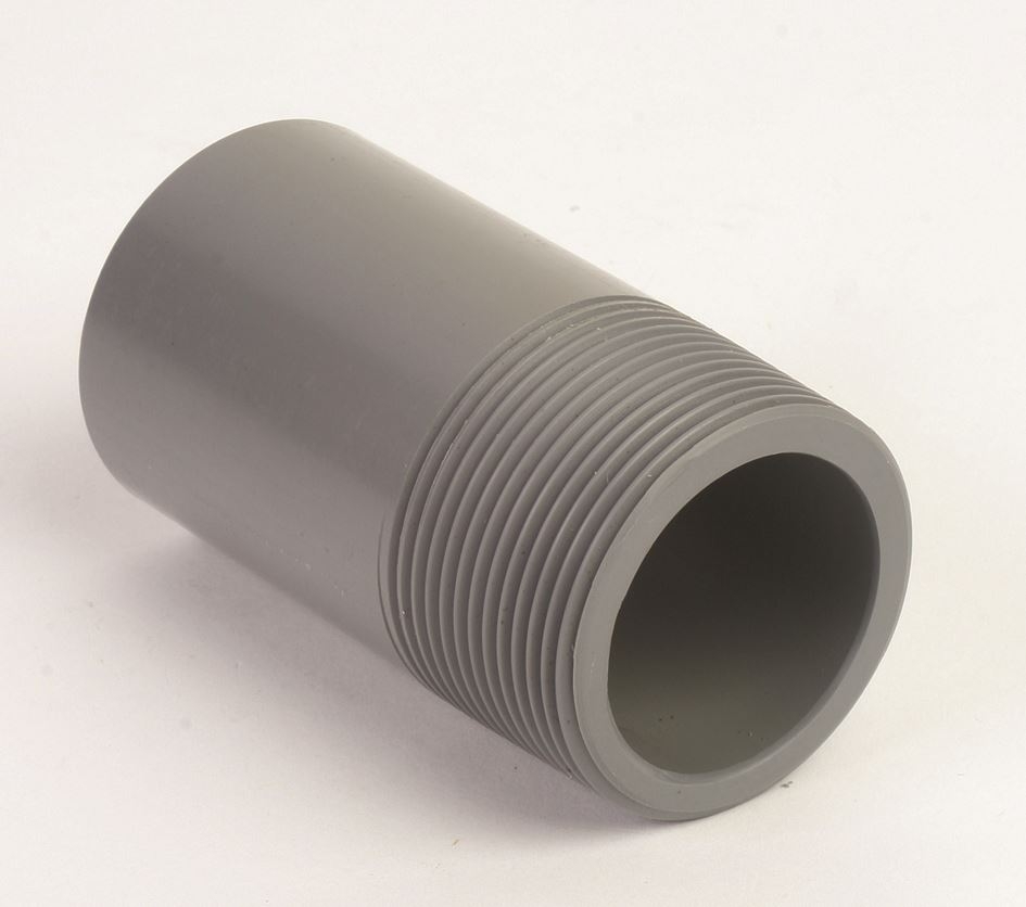 ABS BARREL NIPPLE PLAIN/BSPT Teignflex Ltd